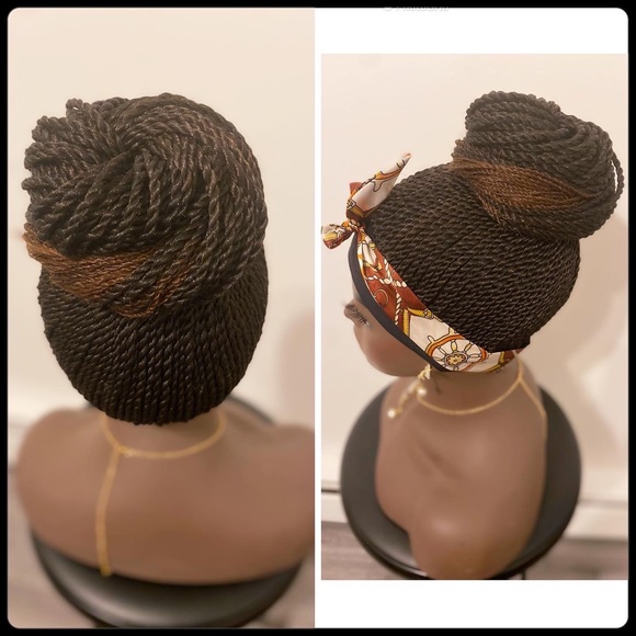 updo twist braid headband - Picture 2 of 5